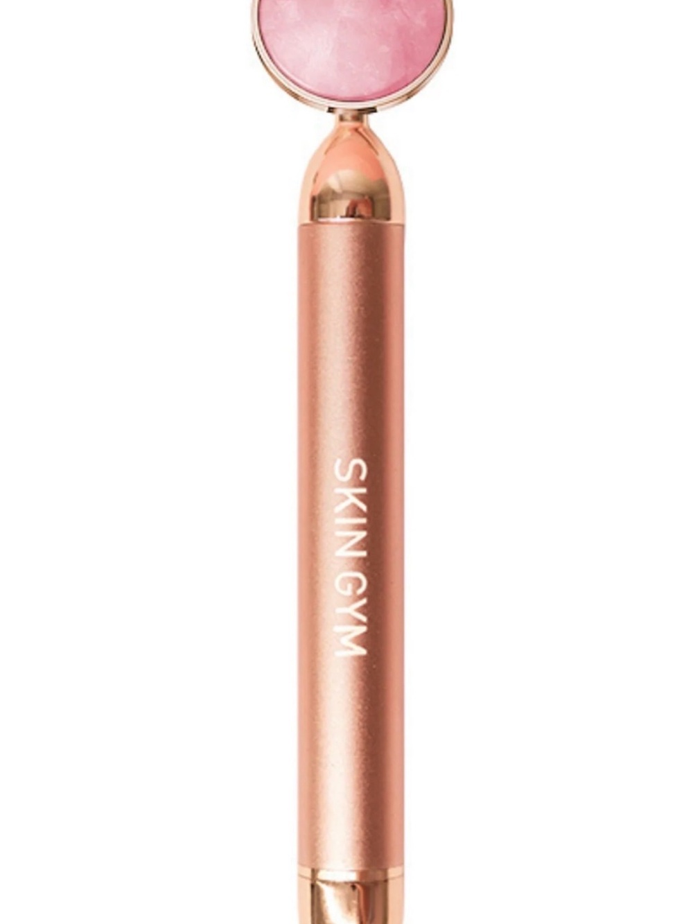 Skin Gym Rose Quartz Facial Roller - Rose Gold